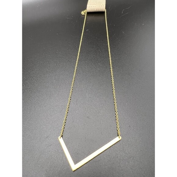 Anthropologie Check Mark Necklace - Picture 4 of 5